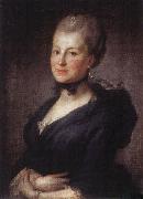 Stefano Torelli Portrait of Anastasia Ivanovna Sokolova, wife of Josede Ribas oil painting on canvas